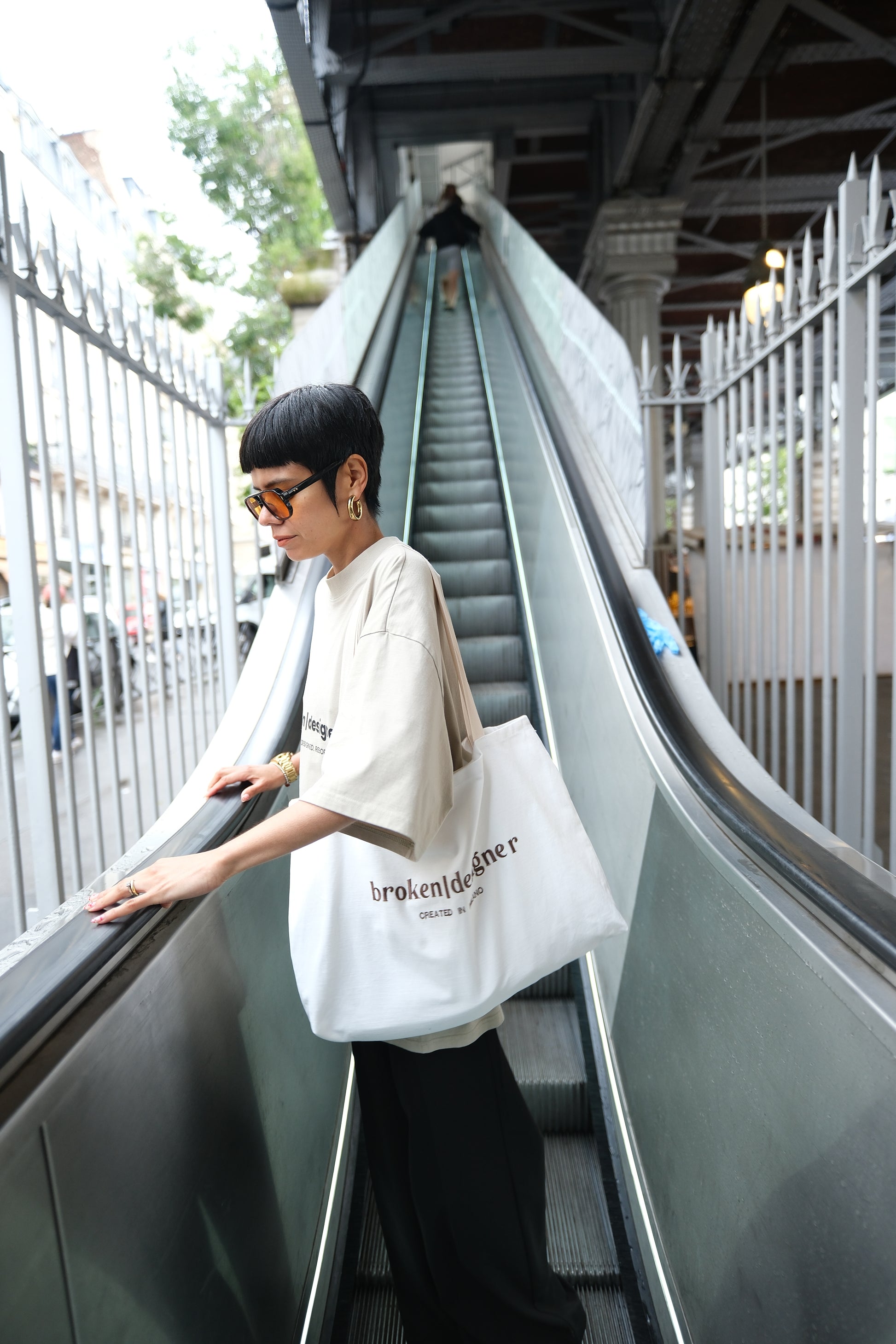 Drop02 | Stone Unisex Organic Cotton T-shirt
